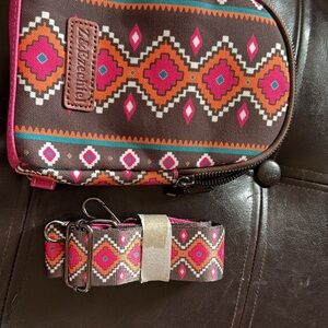 Colorful Geometric Pattern Crossbody Bag